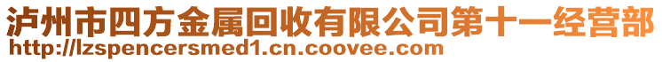 瀘州市四方金屬回收有限公司第十一經(jīng)營部