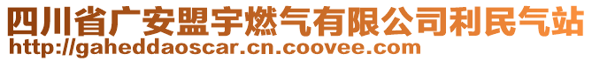 四川省廣安盟宇燃?xì)庥邢薰纠駳庹? style=