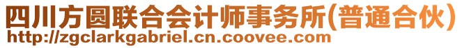 四川方圓聯(lián)合會(huì)計(jì)師事務(wù)所(普通合伙)