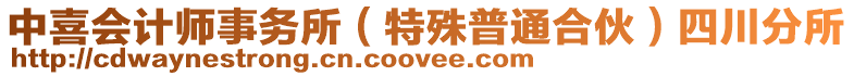 中喜會計師事務(wù)所（特殊普通合伙）四川分所