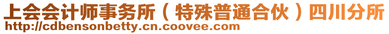 上會會計師事務所（特殊普通合伙）四川分所