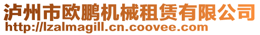 瀘州市歐鵬機(jī)械租賃有限公司