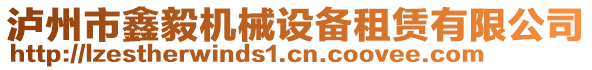 瀘州市鑫毅機械設備租賃有限公司