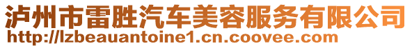 瀘州市雷勝汽車美容服務(wù)有限公司