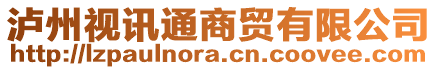 瀘州視訊通商貿(mào)有限公司