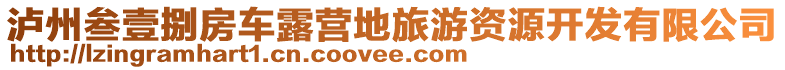 瀘州叁壹捌房車露營(yíng)地旅游資源開發(fā)有限公司