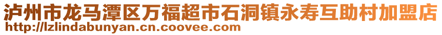 瀘州市龍馬潭區(qū)萬福超市石洞鎮(zhèn)永壽互助村加盟店