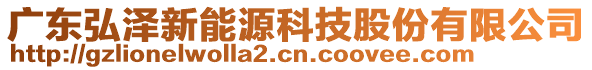 廣東弘澤新能源科技股份有限公司