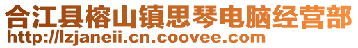 合江縣榕山鎮(zhèn)思琴電腦經(jīng)營(yíng)部