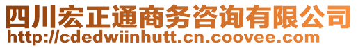 四川宏正通商務(wù)咨詢有限公司