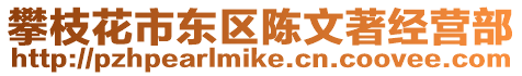 攀枝花市東區陳文著經營部