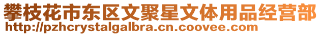 攀枝花市東區(qū)文聚星文體用品經(jīng)營部