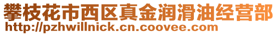 攀枝花市西區(qū)真金潤滑油經(jīng)營部