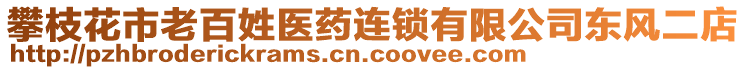 攀枝花市老百姓醫(yī)藥連鎖有限公司東風二店