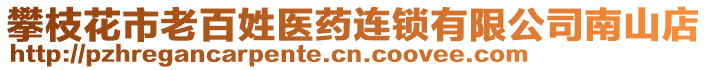 攀枝花市老百姓醫藥連鎖有限公司南山店