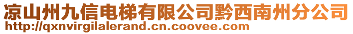 凉山州九信电梯有限公司黔西南州分公司