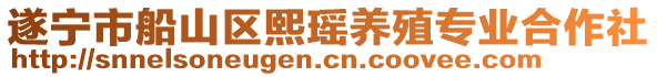 遂寧市船山區(qū)熙瑤養(yǎng)殖專業(yè)合作社