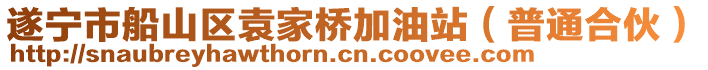 遂寧市船山區(qū)袁家橋加油站（普通合伙）