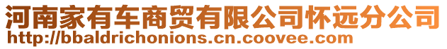 河南家有車商貿(mào)有限公司懷遠分公司