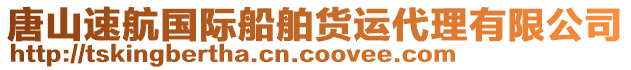 唐山速航國(guó)際船舶貨運(yùn)代理有限公司