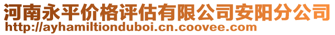 河南永平價格評估有限公司安陽分公司