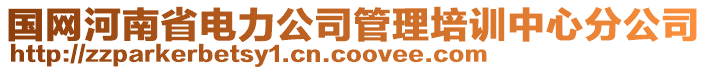 國(guó)網(wǎng)河南省電力公司管理培訓(xùn)中心分公司