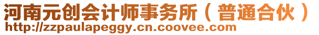 河南元創(chuàng)會計師事務所（普通合伙）