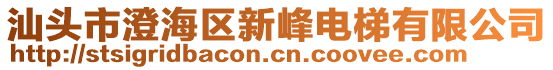 汕頭市澄海區(qū)新峰電梯有限公司