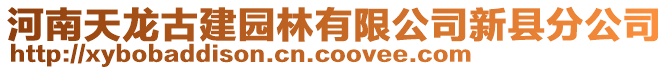 河南天龍古建園林有限公司新縣分公司