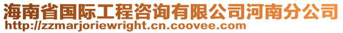 海南省國際工程咨詢有限公司河南分公司