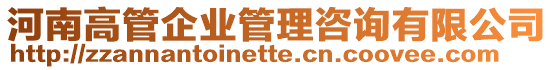 河南高管企業(yè)管理咨詢有限公司