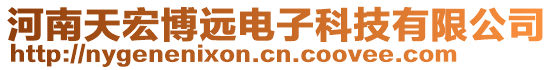 河南天宏博遠(yuǎn)電子科技有限公司