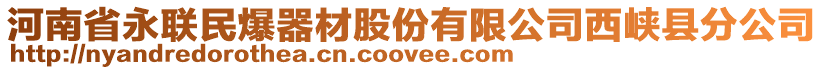 河南省永聯(lián)民爆器材股份有限公司西峽縣分公司