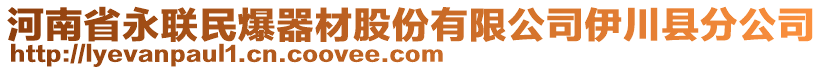 河南省永聯(lián)民爆器材股份有限公司伊川縣分公司