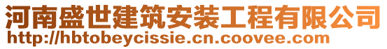 河南盛世建筑安裝工程有限公司