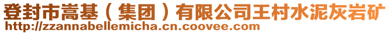 登封市嵩基（集團(tuán)）有限公司王村水泥灰?guī)r礦