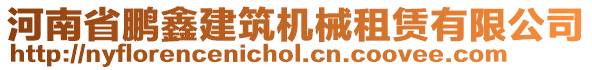 河南省鵬鑫建筑機(jī)械租賃有限公司