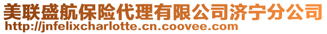 美聯(lián)盛航保險(xiǎn)代理有限公司濟(jì)寧分公司