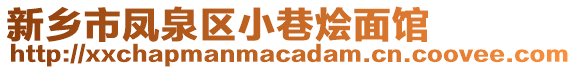 新鄉(xiāng)市鳳泉區(qū)小巷燴面館