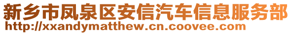 新鄉(xiāng)市鳳泉區(qū)安信汽車信息服務部