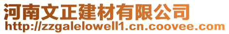 河南文正建材有限公司