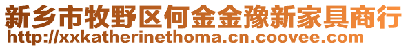 新鄉市牧野區何金金豫新家具商行