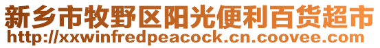 新鄉(xiāng)市牧野區(qū)陽光便利百貨超市