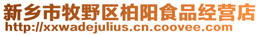 新鄉市牧野區柏陽食品經營店