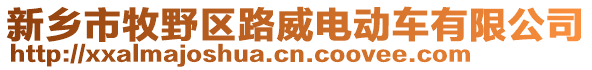新鄉市牧野區路威電動車有限公司