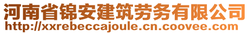 河南省錦安建筑勞務(wù)有限公司