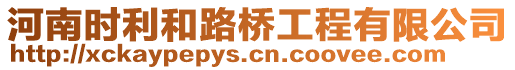 河南時利和路橋工程有限公司