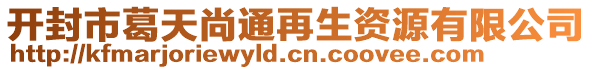 开封市葛天尚通再生资源有限公司