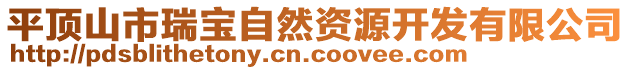 平頂山市瑞寶自然資源開發(fā)有限公司