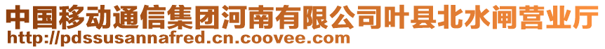 中國(guó)移動(dòng)通信集團(tuán)河南有限公司葉縣北水閘營(yíng)業(yè)廳